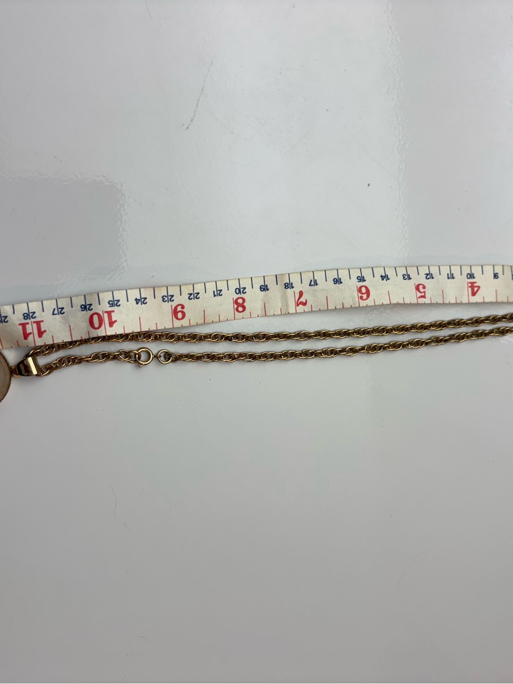 Gold-Tone Rope Chain Necklace - Classic Women's Accessory